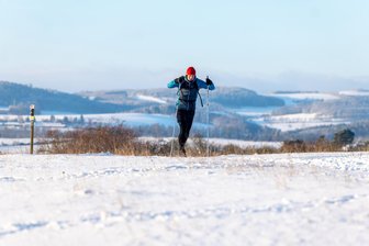 Dank des Winterwetters: Selbst in Plauen ist mancherorts Skilaufen möglich -