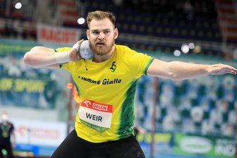 Darauf dürfen sich Mittelsachsens Sportler unter anderem freuen - Er ist einer der Stars beim Kugelstoßmeeting 2025 in Rochlitz: der Italiener Zane Weir, der Halleneuropameister von 2023.