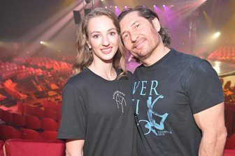 Das Duo Rokashkov - eine Liebesgeschichte am Hochreck - Das Künstlerduo Rokashkov, Olga und Sergej, wurde für den Zwickauer Weihnachtszirkus engagiert.