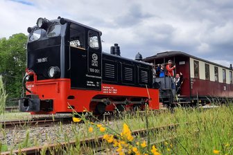 Das ist am Pfingstwochenende im Raum Aue und Schwarzenberg los: Bahn-Tour, Familienfest und Konzerte - Die Museumsbahn Schönheide fährt zu Pfingsten.