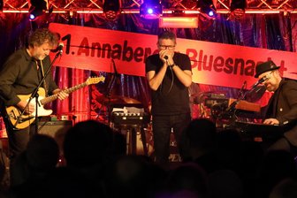 Das ist am Wochenende im Erzgebirge los: Rockband-Auftritt, Bluesnacht, Kürbis-Schnitzen - Die Band Slowhand 2.0 aus Halle war bei der Annaberger Bluesnacht im vorigen Jahr dabei. Die nächste Auflage gibt es am Samstag in der Alten Brauerei.