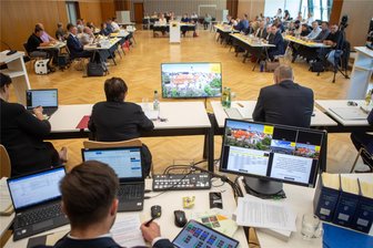 Das ist der neue Plauener Stadtrat - Hier fallen die Entscheidungen: Plauens neuer Stadtrat tagt im renovierten Ratssaal.