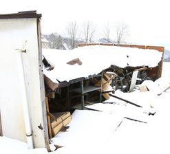 Lagerhalle der Firma Elektro-Anlagenbau an der Waldkirchener Straße in Zschopau