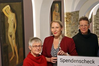 „Das ist richtig, richtig viel“: Geldsegen für die Kleine Galerie in Hohenstein-Ernstthal - Der Förderverein der „Kleinen Galerie“ hat eine Spende von der WG HOT bekommen.