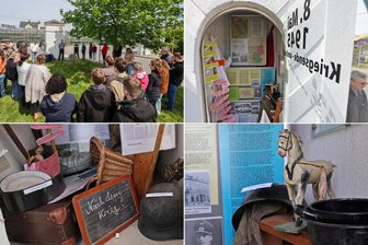 Das „Kleinste Museum“ in Glauchau erinnert an das Ende des Zweiten Weltkriegs - Das „Kleinste Museum“ zeigt eine Ausstellung zum Ende des Zweiten Weltkriegs.