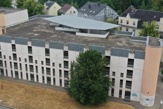 Das leere Parkhaus von Pölbitz - Die allermeisten Stellflächen im Parkhaus an der Ecke Pölbitzer/Brückenstraße in Zwickau sind verwaist.