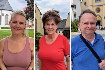 Das sagen Stollberger zum Besuch des Bundespräsidenten am Donnerstag in Hoheneck - Drei Stollberger erklären, wie sie auf den Besuch des Bundespräsidenten am Donnerstag in ihrer Stadt blicken. Auf dem Foto zu sehen sind: Julia Trahms (v. l.), Antje Fischer und Jens Günther.