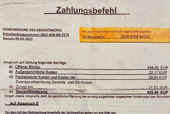 "Das Schreiben ist ein Bauernfang": Rentner im Erzgebirge erhalten falsche Mahnbriefe - Auf keinen Fall auf solche Fake-Forderungen eingehen - warnen die Verbraucherschützer. 
