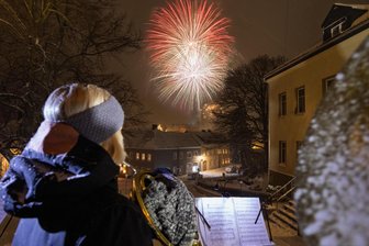 Das sind die schönsten Silvesterfeuerwerk-Bilder aus dem Erzgebirge - 