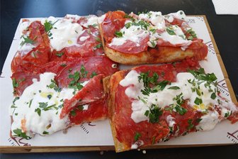 Das Tagebuch zur Leichtathletik-EM in Rom: Pizza Diavolo bei Marco - Vorsicht scharf! Vier Stücke Pizza Diavolo. Foto: