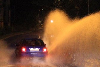 Dauerregen - Unwetterwarnung für Vogtland und Westerzgebirge - 
