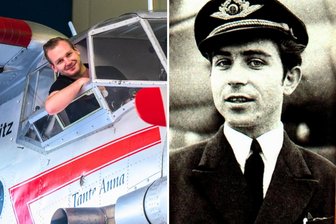 DDR-Fliegerlegende und Lebensretter: Warum Heinz-Dieter Kallbach seine letzte Runde über Jahnsdorf dreht - Die Jahnsdorfer Firma Oldtimerflug (links im Bild Geschäftsführer Nino Nötzel) ernennt Heinz-Dieter Kallbach (rechts) zum Ehren-Flugkapitän.