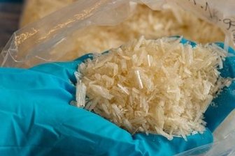 Dealer aus Döbeln hofft trotz mehrerer Anklagen auf Bewährung - Drogenfahnder stoßen immer wieder auf Crystal Meth. Das Foto zeigt einen Fund, der vor einiger Zeit in Sachsen gemacht wurde.