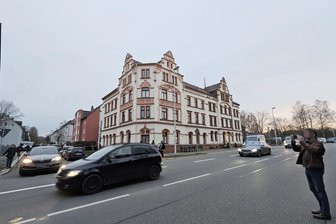 Demonstration gegen Auftritt von Rechtsextremen in Chemnitz: Ort und Zeit stehen fest - Das Eckhaus an der Edisonstraße ist zum Zentrum der Identitären Bewegung geworden.