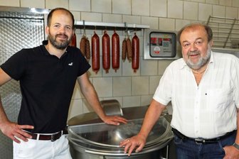 Den Wurst Case - können ihn diese beiden Männer verhindern? - Wolf-Dietrich Piehler (links) mit seinem Vater Friedrich.