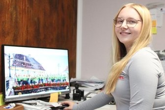 Denkmalscamp hat neue Impulse gesetzt - Laura Michelle Göthel absolviert derzeit auch eine Ausbildung zum technischen Betriebswirt.