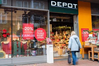 Depot stellt erneut Insolvenzantrag - Schließungen drohen - Depot hat Filialen in vielen Innenstädten.