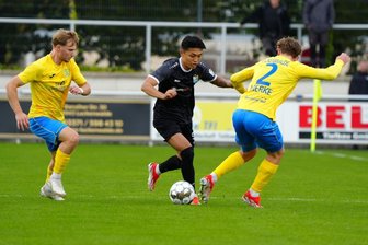 Der Chemnitzer FC trifft auf Dynamo Dresden: Seo fiebert Pokalduell entgegen - Stürmer Jong min Seo (l.) absolviert gegen Dynamo Dresden sein erstes Heimspiel für den CFC.