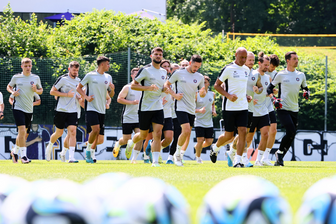 Der FC Erzgebirge legt wieder los: Das Saisonziel heißt einstelliger Tabellenplatz - Das Auftaktraining für die neue Spielzeit 2023/2024 am vergangenen Freitag.