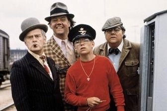 Der letzte Überlebende der Olsenbande - Szene aus dem Film "Die Olsenbande stellt die Weichen. 