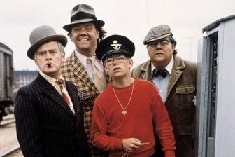 Der letzte Überlebende der Olsenbande - Filmszene aus "Die Olsenbande stellt die Weichen". 