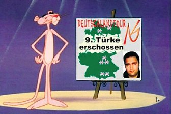 Der NSU und V-Mann "Primus" -  Mit Bekanntwerden des NSU-Bekennervideos wurde Trickfilm-Figur "Paulchen Panther" zu einer Art Staatsfeind. Doch wie kam Paul Panther unter eben diesem Staatsfeind-Label noch vor Bekanntwerden des Videos in die Auslage eines vom V-Mann gegründeten Ladens? 