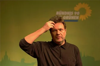 Der Popcorn-Macher - Wo geht es lang in Sachsen? Robert Habeck, Vorsitzender der Bündnisgrünen, stellte sich im Plauener Malzhaus den Fragen des Publikums.