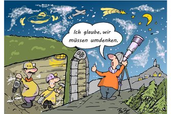 Der satirische Jahresrückblick fürs Erzgebirge: Leise kriselt’s am Berg - Die Erzgebirger fahren auf Überirdisches mittlerweile stärker ab als auf Bergbau.