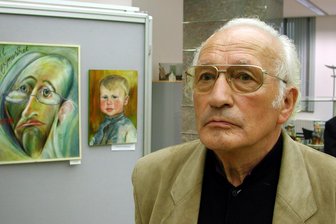Der stille 100. Geburtstag von Edgar Klier: Zwickau gedenkt des Künstlers - Der Zwickauer Maler und Grafiker Edgar Klier, hier auf einer Aufnahme von 2001, wäre am 23. Februar 100 Jahre alt geworden.