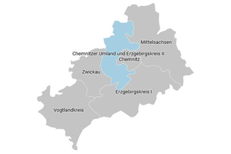 Der Wahlkreis 163 - Chemnitzer Umland und Erzgebirgskreis II im Überblick - 