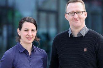 Der Wunsch nach einem Pragmatiker - Die neuen Vorsitzenden von Bündnis 90/Die Grünen Sachsen, Christin Melcher und Norman Volger.