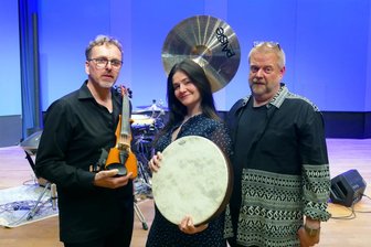 Deutsch-Syrische Band bei Gartenfest - 