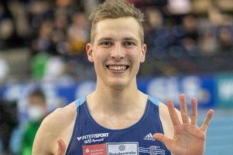Deutsche Hallenmeisterschaften: Heß und Schwab weiter auf Titeljagd - Sechsmal Gold hat Max Heß in der Halle bereits gewonnen. Es soll noch nicht das letzte sein. Zehn Titel möchte er noch vollmachen, verriet er "Freie Presse".