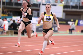 Deutsche Leichtathletik-Meisterschaft: Reichenbacherin verpasst das Halbfinale knapp - Für Mia Rahnfeld (rechts) hat es in Dortmund nicht zum Einzug ins Halbfinale gereicht.