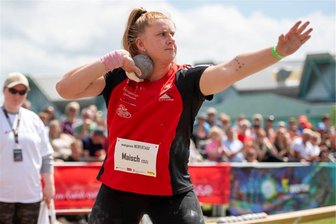 Deutsche Leichtathletik-Meisterschaften: Letzte Olympiachance für Kugelstoßerin aus dem Erzgebirge - Aktuell liegt Katharina Maisch mit einer Saisonbestweite von 18,33 Metern nur auf dem vierten Platz der Rangliste, und lediglich maximal ein Trio wird nominiert.