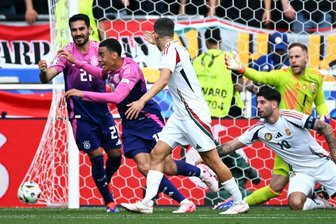 Deutschland schon im Achtelfinale: So gelang der souveräne Sieg über tapfere Ungarn - Zweites Spiel, zweiter Sieg: Auch tapfere Ungarn konnten der kombinationsstarken deutschen Mannschaft am Ende nicht gefährlich werden: Hier trifft Jamals Musiala zum 1:0.