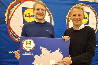 Deutschland-Tour 2025 endet in Magdeburg - Matthias Pietsch (li.), der Geschäftsführer des Veranstalters der Deutschland-Tour, sowie Fabian Wegmann, der Sportliche Leiter der Rundfahrt, schauen optimistisch auf die Tour 2025.