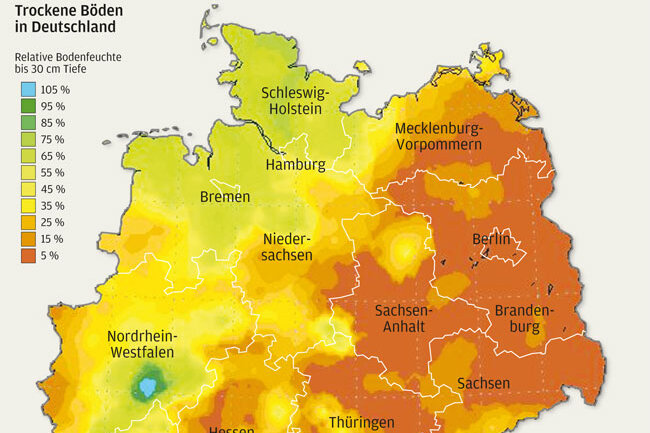 Deutschland trocknet aus - Sachsen ist besonders betroffen - 