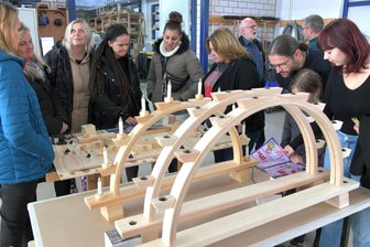 Diakonie Freiberg öffnet für Neugierige ihre Werkstätten - Das Bild entstand am Tag der offenen Tür im vorigen Jahr.