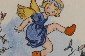 "Die Faltenrockengel haben uns aus jedem Tief herausgeholt" - Dieser Engel "Firliputzli" diente Georg Beyer einst als Inspiration.