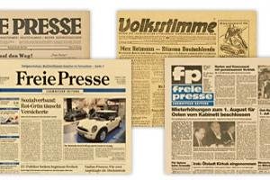 Die Freie Presse im Wandel der Zeit - 