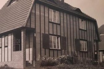 Die Geschichte der Schocken-Häuser - Das erste Doppelhaus Lilienweg 1-3.