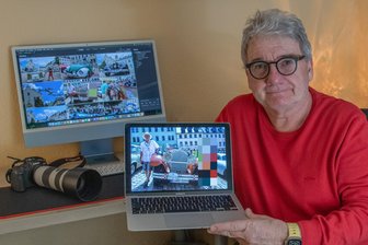 Die Geschichte eines Schnappschusses aus dem Vogtland: Wie ein Foto des ermordeten Arztes Klaus Kleinertz um die Welt geht - Fotograf Hagen Hartwig nahm im Sommer 2021 das Foto von Klaus Kleinertz und dessen Beifahrerin an dem Packard Straight Eight Golfers Roadster von 1929 auf - einer von vielen Schnappschüssen von der August-Horch-Rallye.