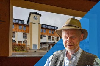 Die Huss-Schule im Erzgebirge: Das Karzl und die Freilerner - So sieht er aus, der Sitz des Vereins "Wurzelwerk". Dahinter verbirgt sich die Freilerner-Schule von Jürgen Huss. (Fotomontage)