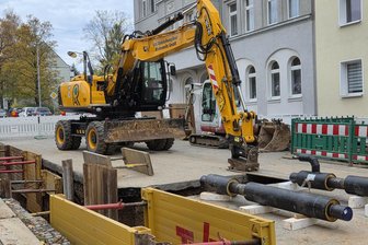 Die letzten Baustellen in Chemnitz: Wo es in der Stadt noch eng wird - So sah es bis vor Kurzem noch auf der Carl-von-Ossietzky-Straße aus.