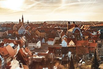 Die neuen Läden in Freibergs Altstadt - Blick auf die Altstadt 2020