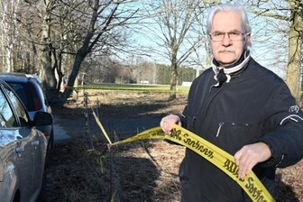 Die Online-Spitzenreiter - Der Wanderparkplatz des MSC Thalheim war eine ganze Weile gesperrt - im Bild Frank Krumbiegel, der Vorsitzende des MSC.