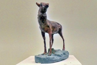 Die Rache des schlechten Geschmacks? Jan Kummer zeigt in Chemnitz „Rauchende Tiere“ - Reh mit Kippe von Jan Kummer: Tiere sind auch nur Menschen!