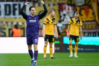 Durfte mit den Veilchen jubeln: Marcel Bär, der für das 1:0 der Auer sorgte.