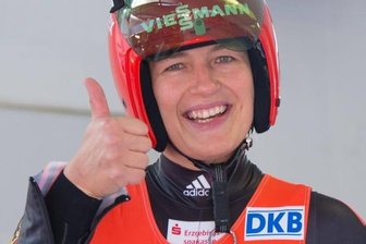 Die Sympathieträgerin - Anke Wischnewski war beim Weltcup 2012 in Igls die Nummer eins.